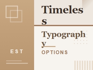 Timeless Typography for Roman Inspired Designs